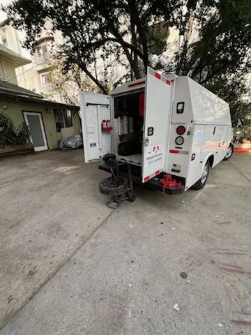 Magnet Plumbing service vehicle on-site for Faucet Repair in Lake Buena Vista