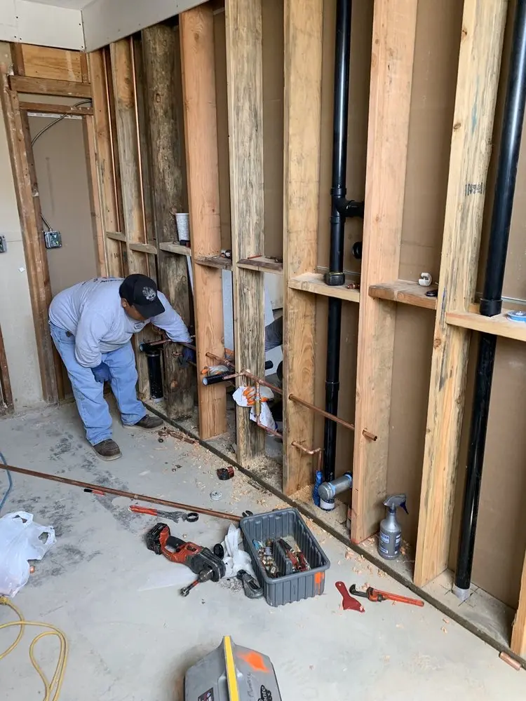 Commercial rough-in plumbing for Water Heater Replacement in Lake Buena Vista